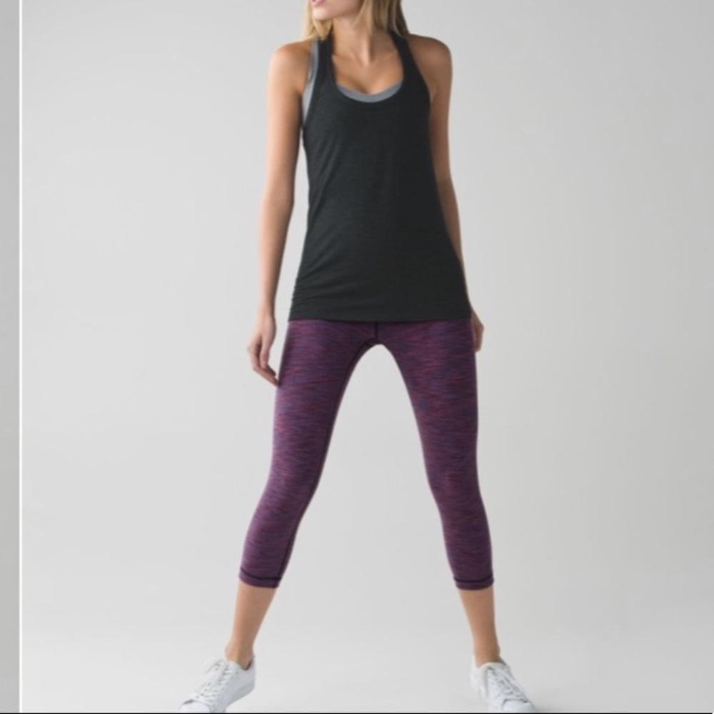 Lululemon Wunder Under Crop Roll Down